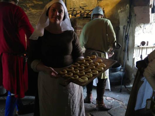 Making krumme krapfen - fried horse shoes